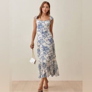 NWOT Reformation Nikita Dress in Pompadour - Size 4